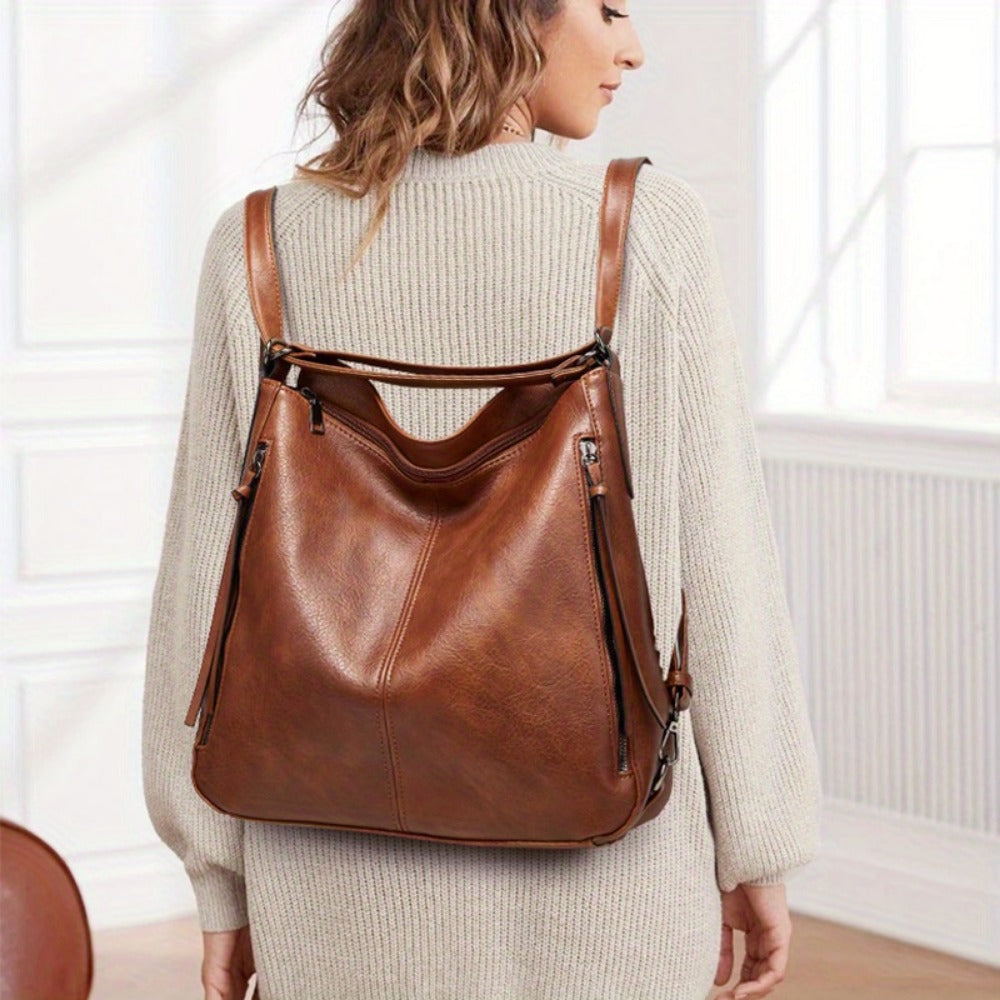 Backpack for Women – 3-Piece, Large Capacity, Convertible, for Travel & Work – detail view 13
