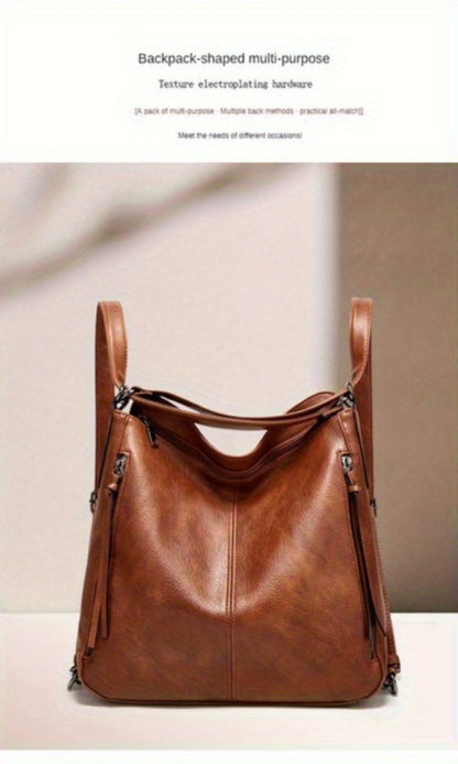 Backpack for Women – 3-Piece, Large Capacity, Convertible, for Travel & Work – detail view 18