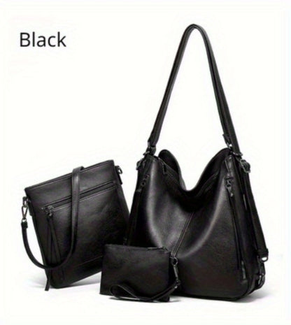 Backpack for Women – 3-Piece, Large Capacity, Convertible, for Travel & Work – detail view 26