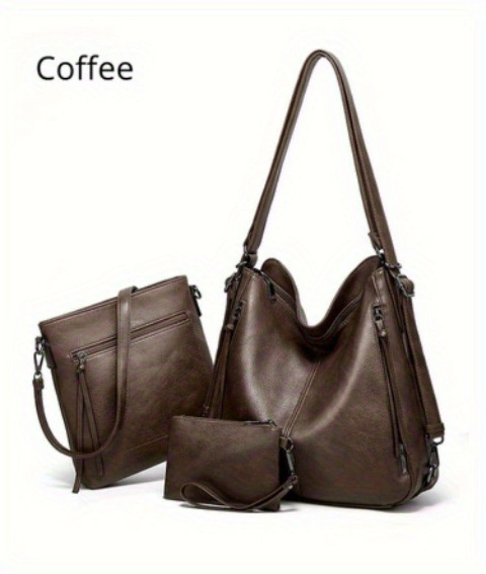 Backpack for Women – 3-Piece, Large Capacity, Convertible, for Travel & Work – detail view 27