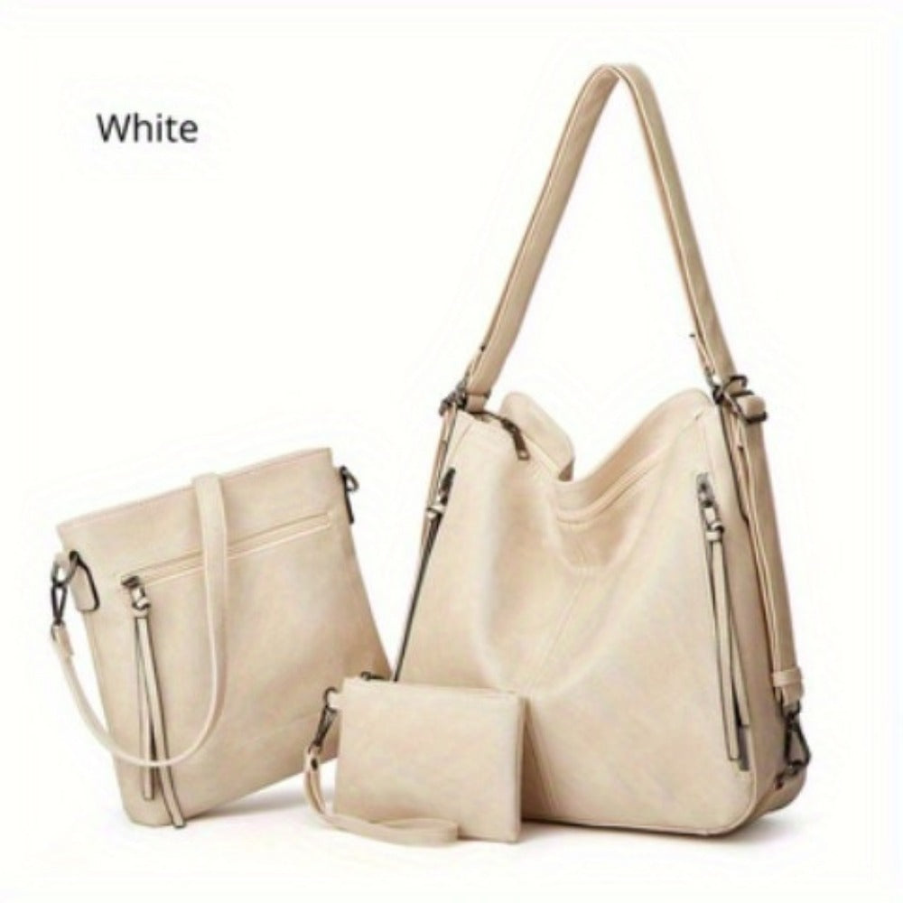 Backpack for Women – 3-Piece, Large Capacity, Convertible, for Travel & Work – detail view 28