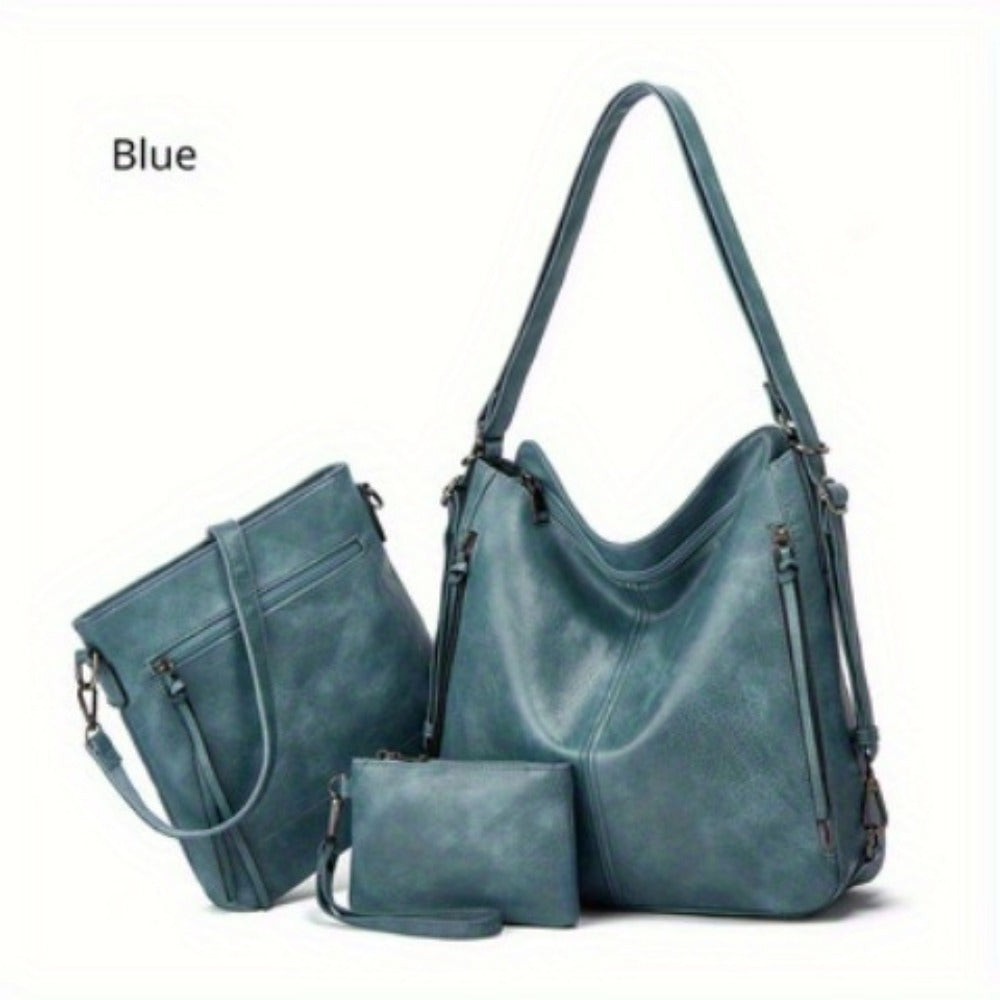 Backpack for Women – 3-Piece, Large Capacity, Convertible, for Travel & Work – detail view 29