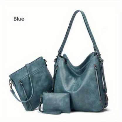 Backpack for Women – 3-Piece, Large Capacity, Convertible, for Travel & Work – detail view 29