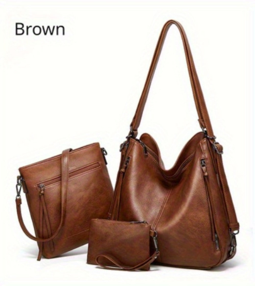 Backpack for Women – 3-Piece, Large Capacity, Convertible, for Travel & Work – detail view 30