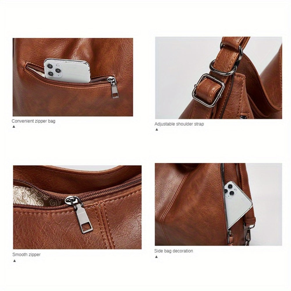 Backpack for Women – 3-Piece, Large Capacity, Convertible, for Travel & Work – detail view 9