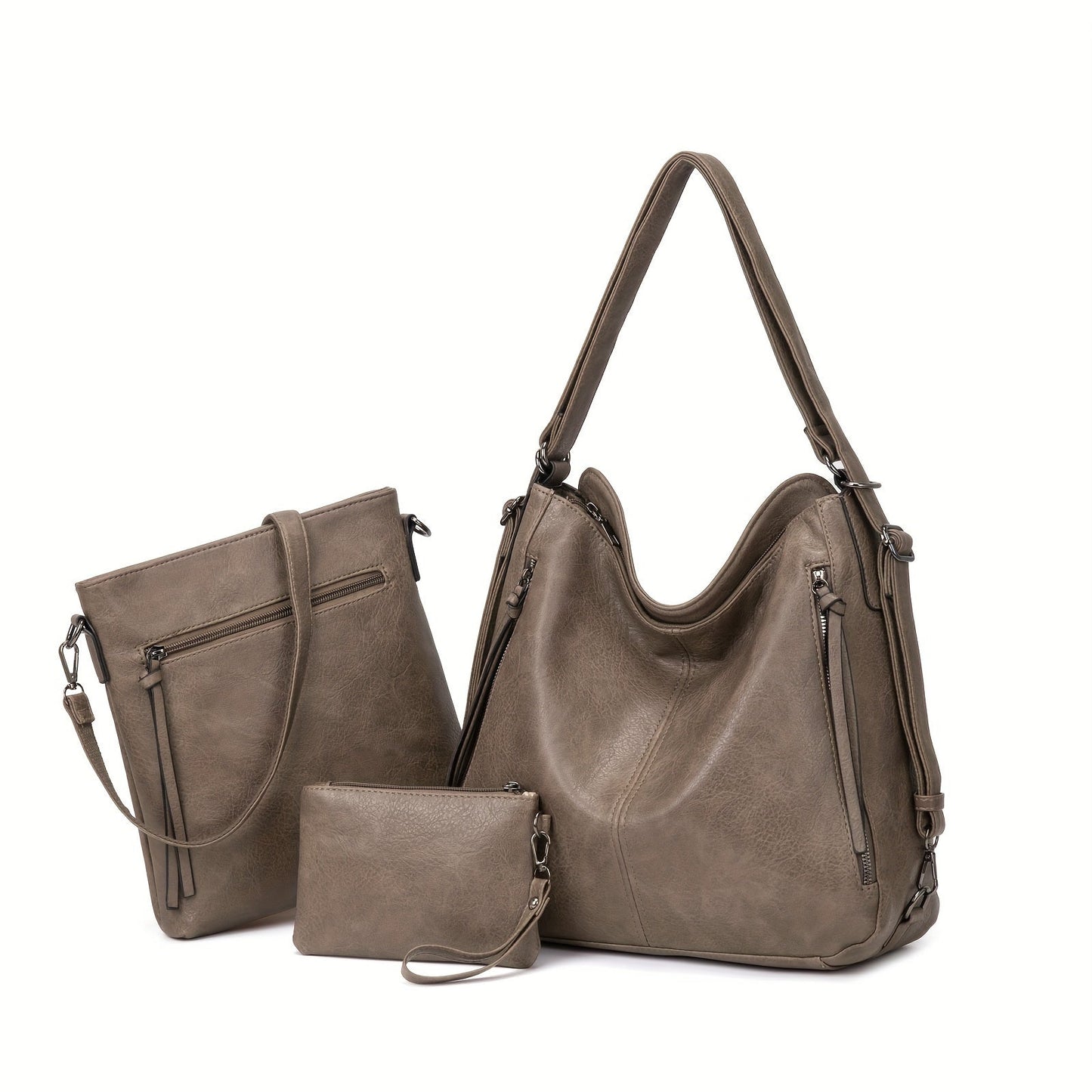 Backpack for Women – 3-Piece, Large Capacity, Convertible, for Travel & Work – detail view 40