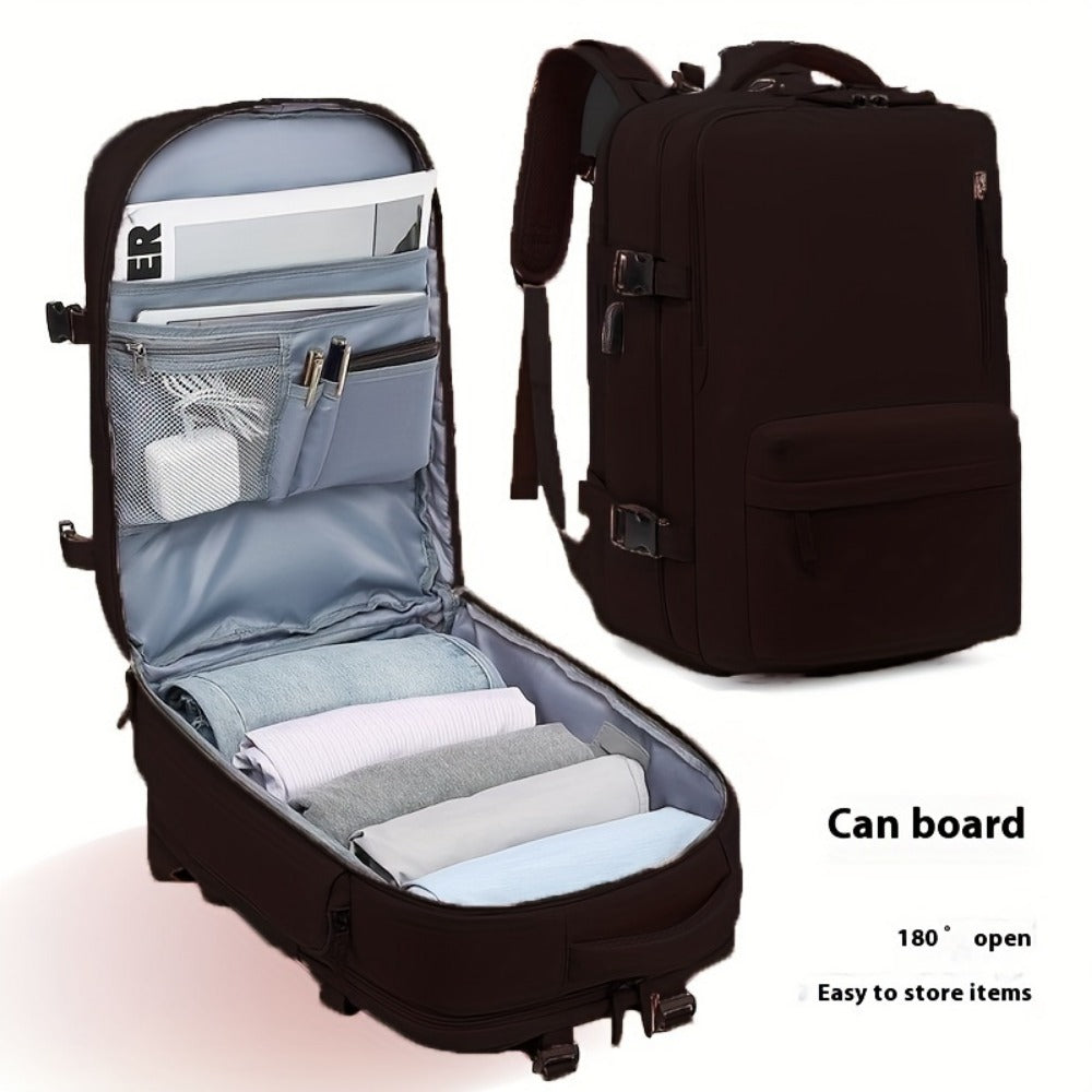 Backpack for Women – 30L, Polyester, Large Capacity, for Travel & Work – detail view 5