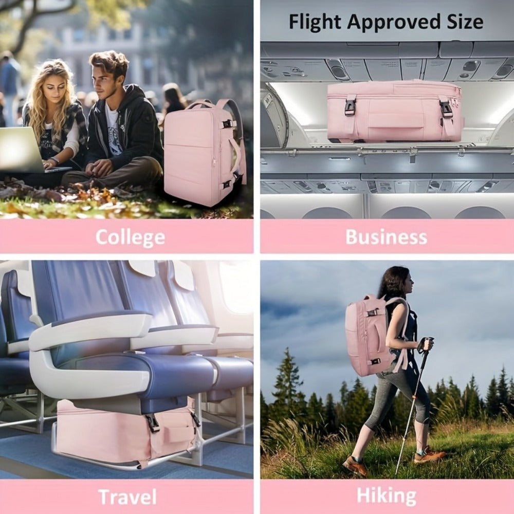 Backpack for Women – 30L, Polyester, Large Capacity, for Travel & Work – detail view 7