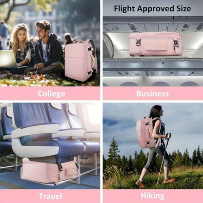 Backpack for Women – 30L, Polyester, Large Capacity, for Travel & Work – detail view 7
