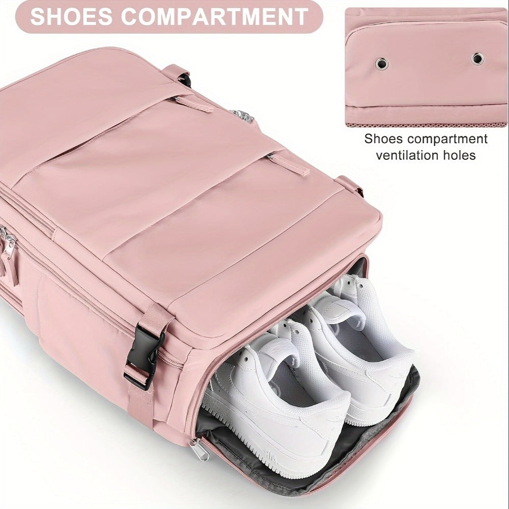 Backpack for Women – 30L, Polyester, Large Capacity, for Travel & Work – detail view 9