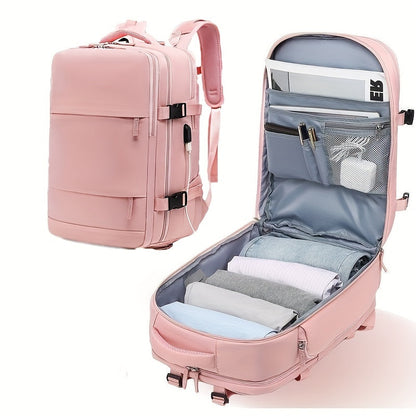 Backpack for Women – 30L, Polyester, Large Capacity, for Travel & Work – detail view 12