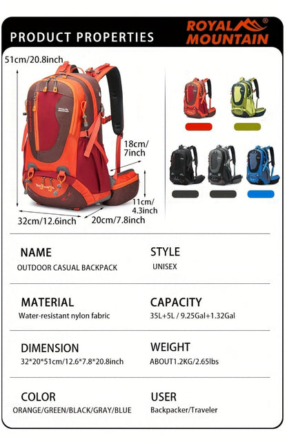 Backpack for Women – 35L, Lightweight, Large Capacity, for Travel – detail view 18