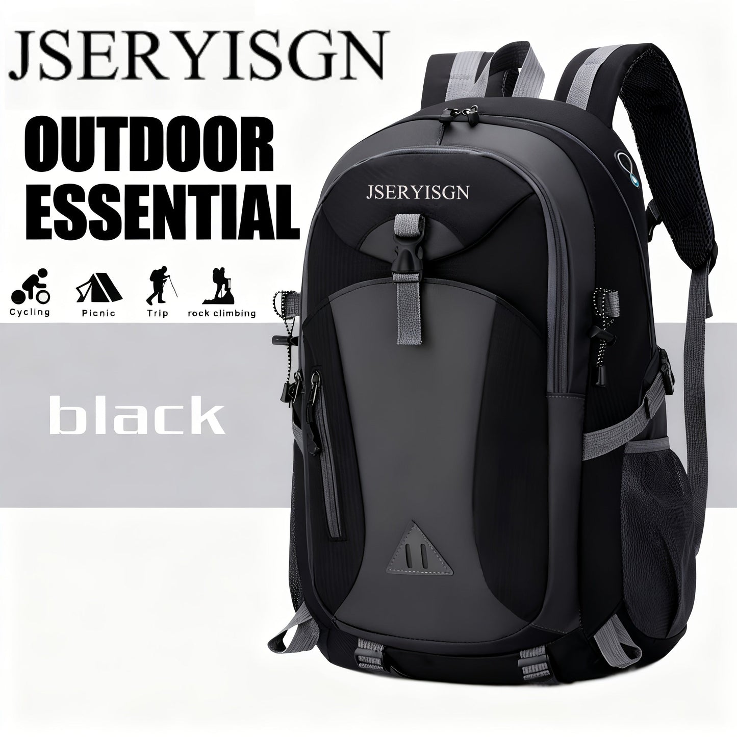 Backpack for Women – 4 Colors, 40L, Lightweight, for Travel – detail view 2