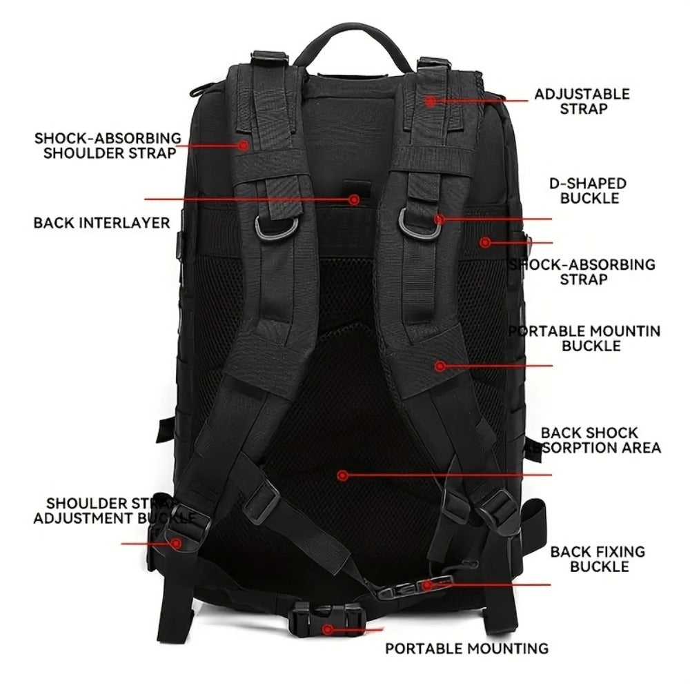 Backpack for Women – 45L, Large Capacity, for Travel – detail view 9