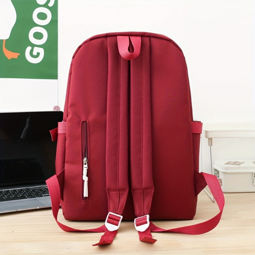 Backpack for Women – 5-Piece, Large Capacity, for School – detail view 23