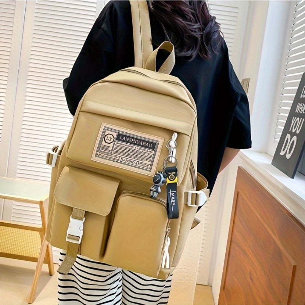 Backpack for Women – 5-Piece, Large Capacity, Lightweight, for Travel & Work – detail view 13