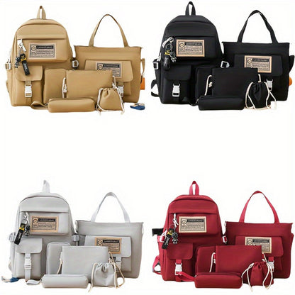 Backpack for Women – 5-Piece, Large Capacity, Lightweight, for Travel & Work – detail view 14