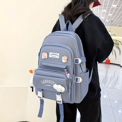 Backpack for Women – 5 Piece, Lightweight, Large Capacity, for School – detail view 15