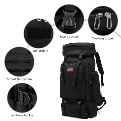 Backpack for Women – 80L, Adjustable Strap, for Travel – detail view 16
