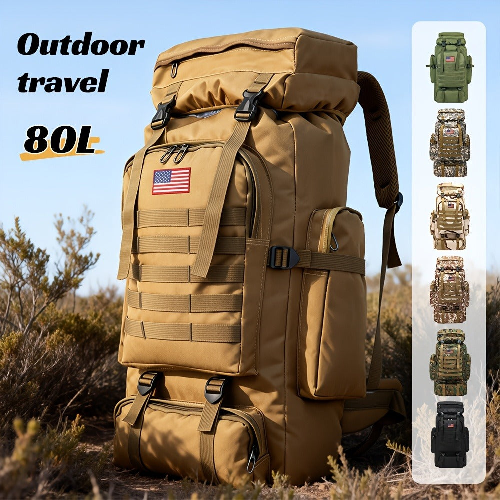 Backpack for Women – 80L, Adjustable Strap, for Travel – detail view 4