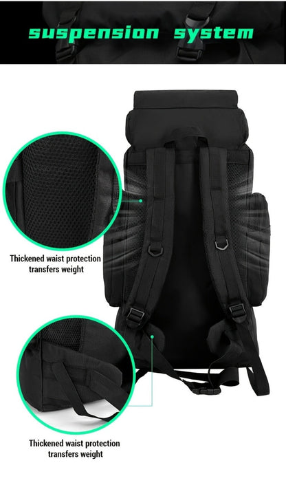 Backpack for Women – 80L, Adjustable Strap, for Travel – detail view 29