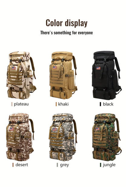 Backpack for Women – 80L, Adjustable Strap, for Travel – detail view 30