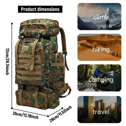 Backpack for Women – 80L, Adjustable Strap, for Travel – detail view 6