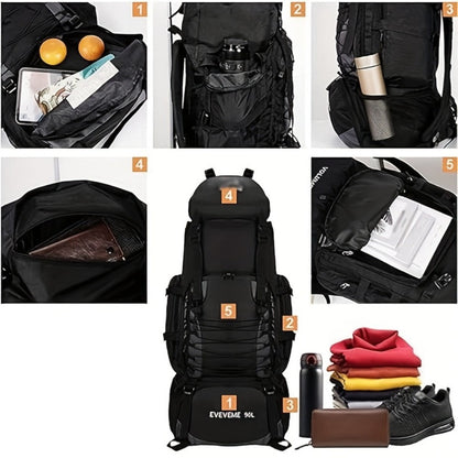 Backpack for Women – 90L, Large Capacity, for Travel – detail view 12