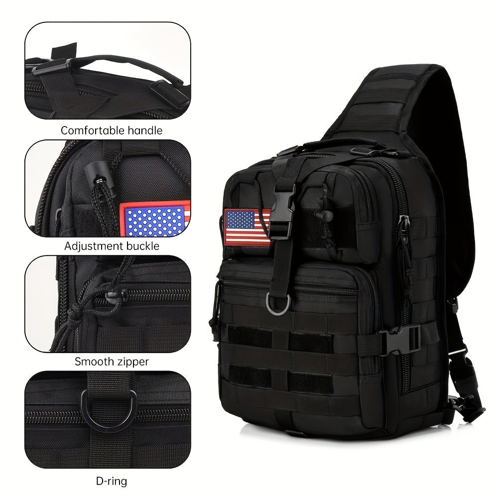 Backpack for Women – Adjustable Strap, Tactical Sling Gallon Single Hiking – detail view 18