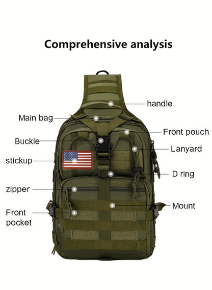 Backpack for Women – Adjustable Strap, Tactical Sling Gallon Single Hiking – detail view 31