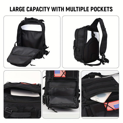 Backpack for Women – Adjustable Strap, Tactical Sling Gallon Single Hiking – detail view 33