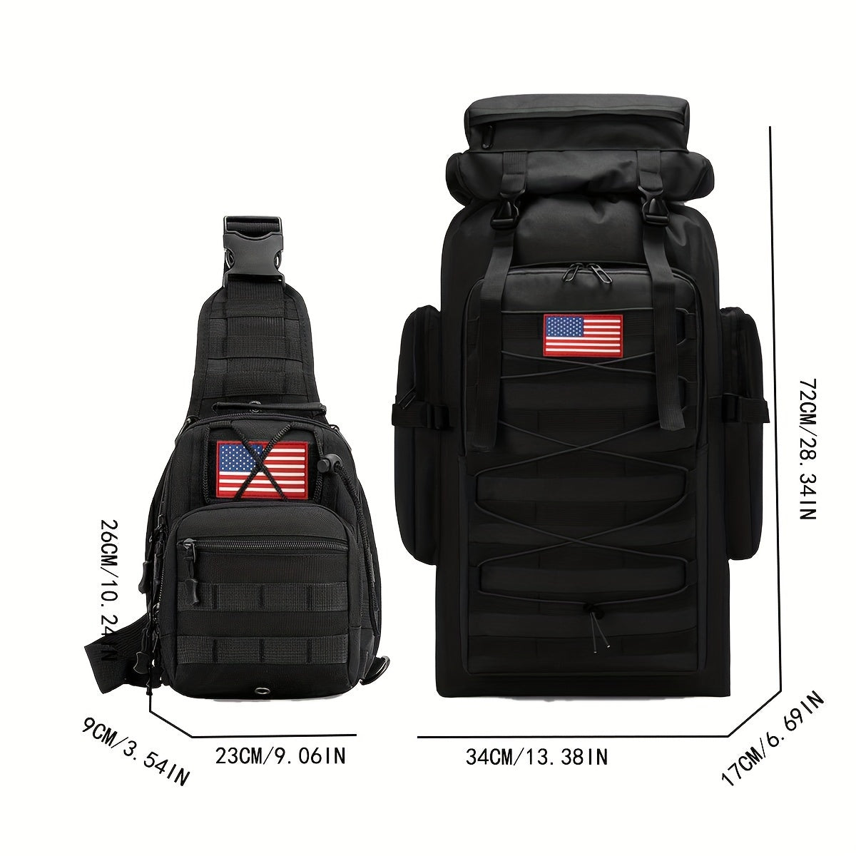 Backpack for Women – Convertible, Adjustable Strap – front view - product view 22