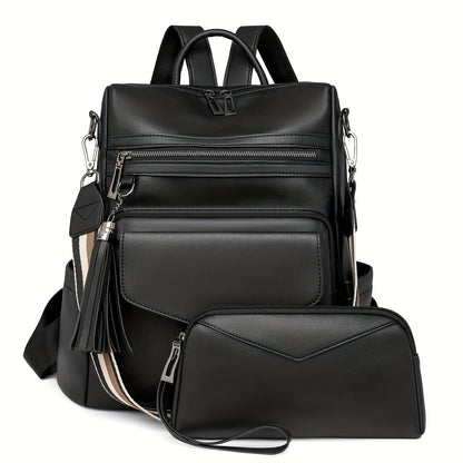Backpack for Women – 9 Colors, Convertible, Large Capacity, for Travel & Work – detail view 7