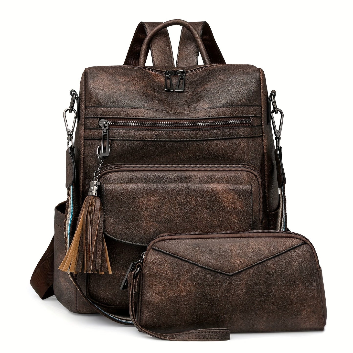 Backpack for Women – 9 Colors, Convertible, Large Capacity, for Travel & Work – detail view 2