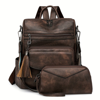 Backpack for Women – 9 Colors, Convertible, Large Capacity, for Travel & Work – detail view 2