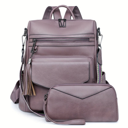 Backpack for Women – 9 Colors, Convertible, Large Capacity, for Travel & Work – detail view 6