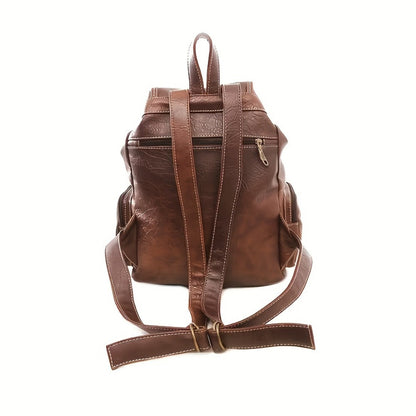 Backpack for Women – for School & Everyday Use, Retro Adjustable Strap Buckle Closure – detail view 5