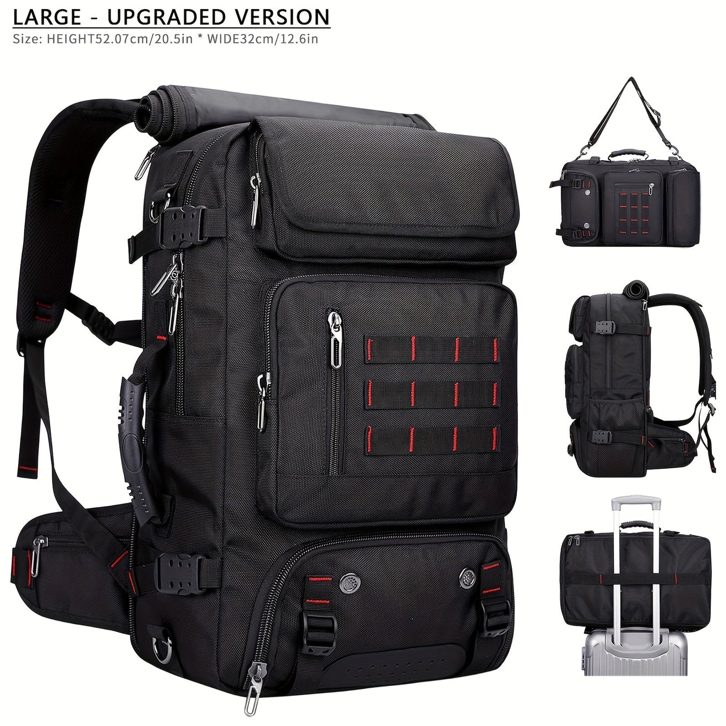 Backpack for Women – Large Capacity, Anti-Theft, for Travel – front view - product view 23
