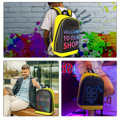 Backpack for Women – Led Smart Pixel Display Screen – detail view 18