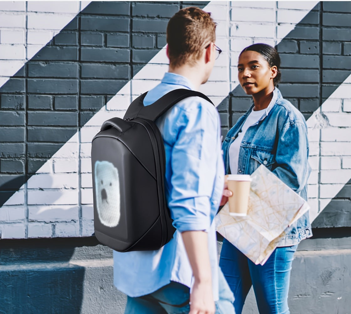 Backpack for Women – Led Smart Pixel Display Screen – detail view 20