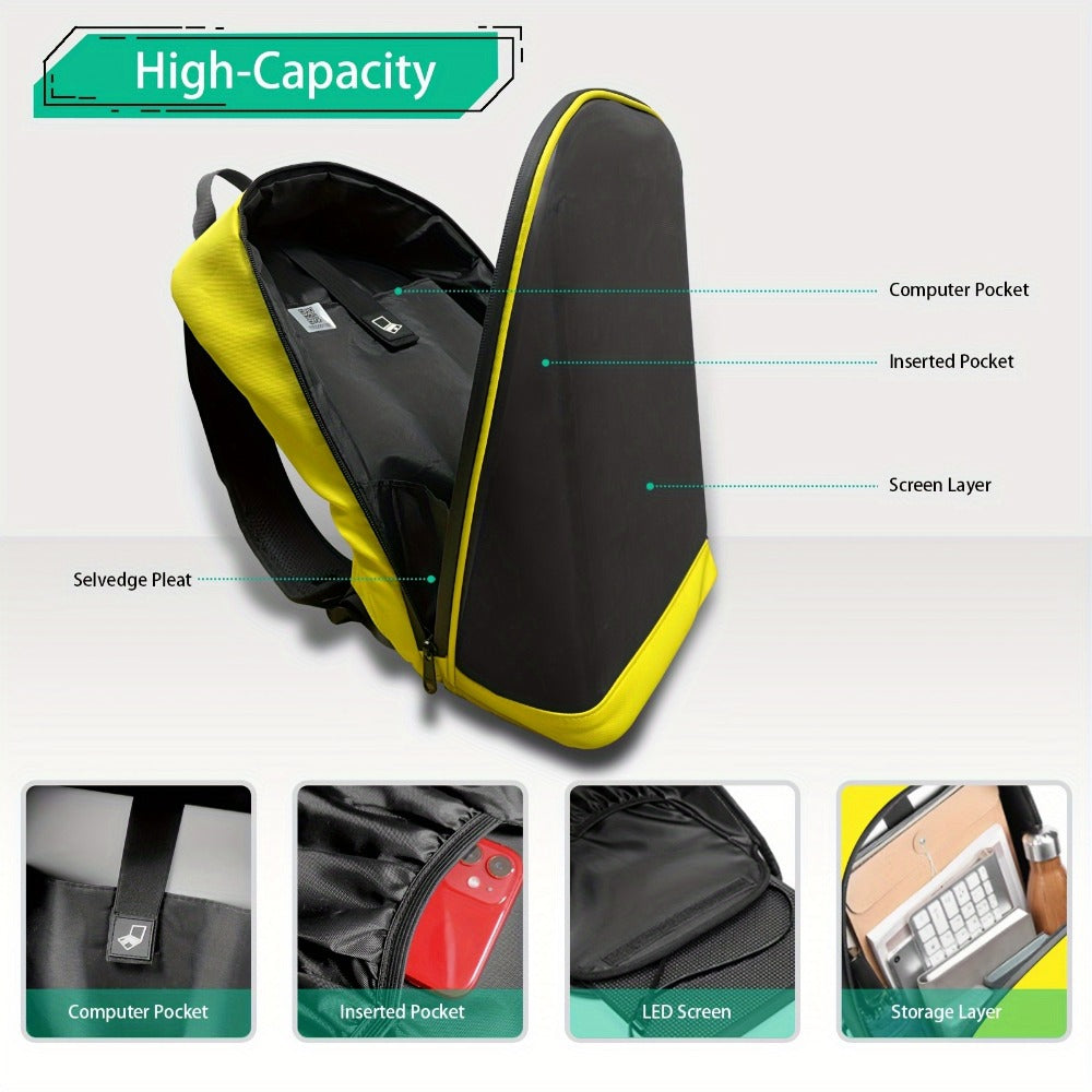 Backpack for Women – Led Smart Pixel Display Screen – detail view 7