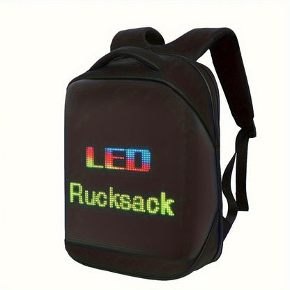 Backpack for Women – Led Smart Pixel Display Screen – detail view 11