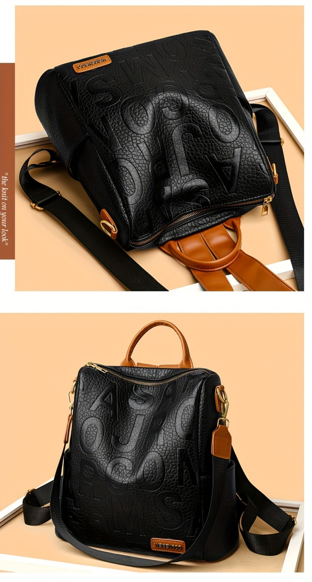 Backpack for Women – Lightweight, Adjustable Strap – detail view 15
