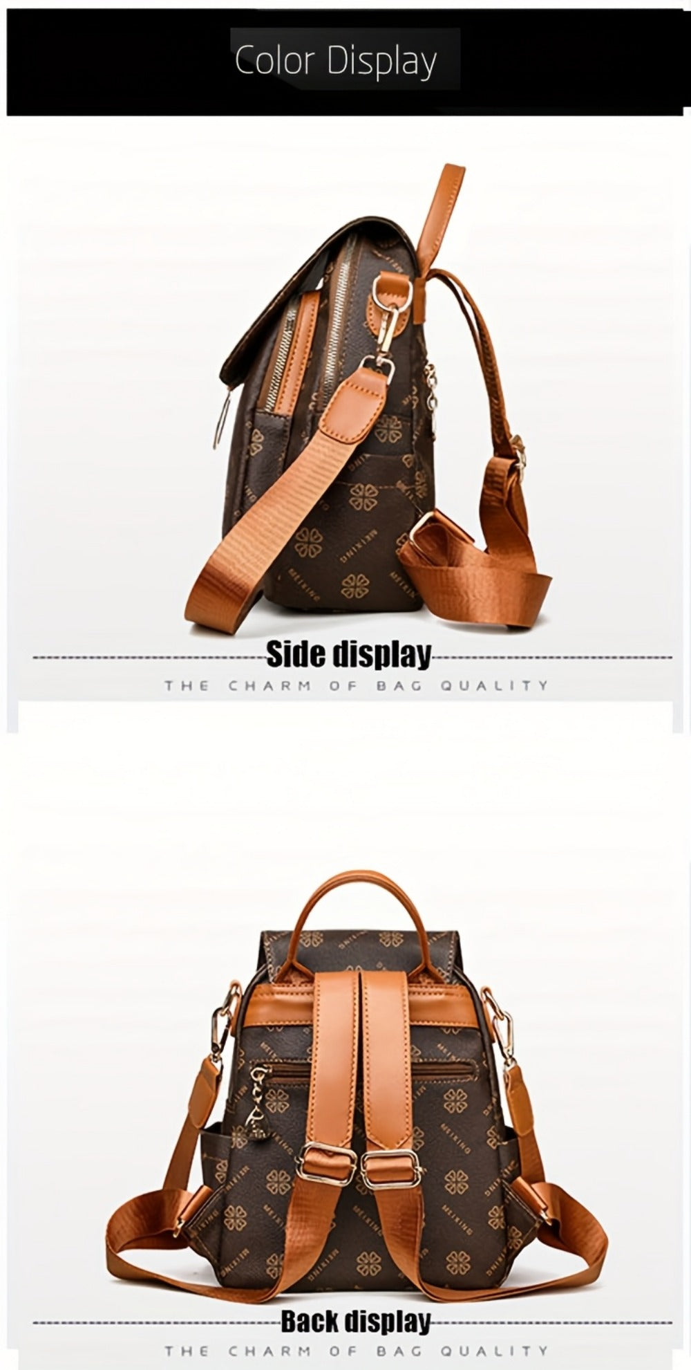 Backpack for Women – Lightweight, Multi-Pocket, Large Capacity, for Travel & Work – detail view 15