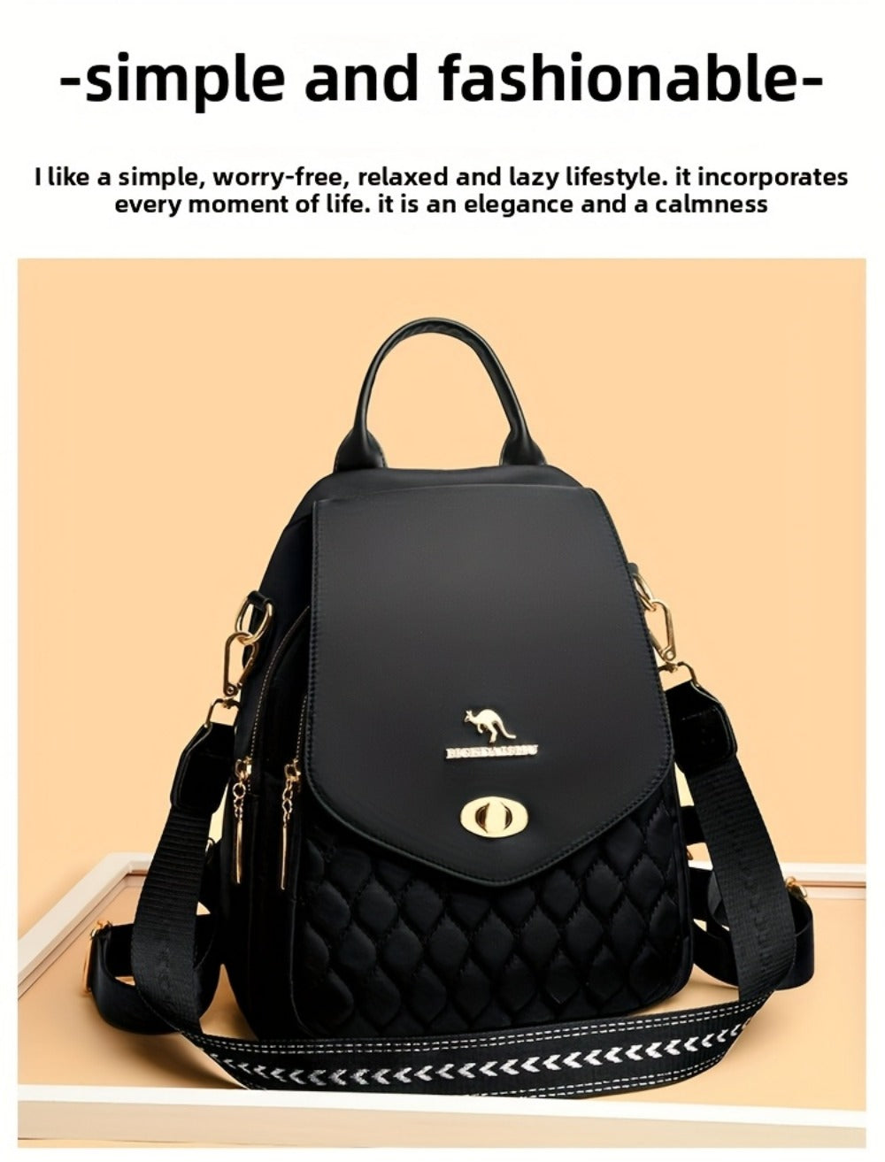 Backpack for Women – Lightweight, for Travel & Work – detail view 26