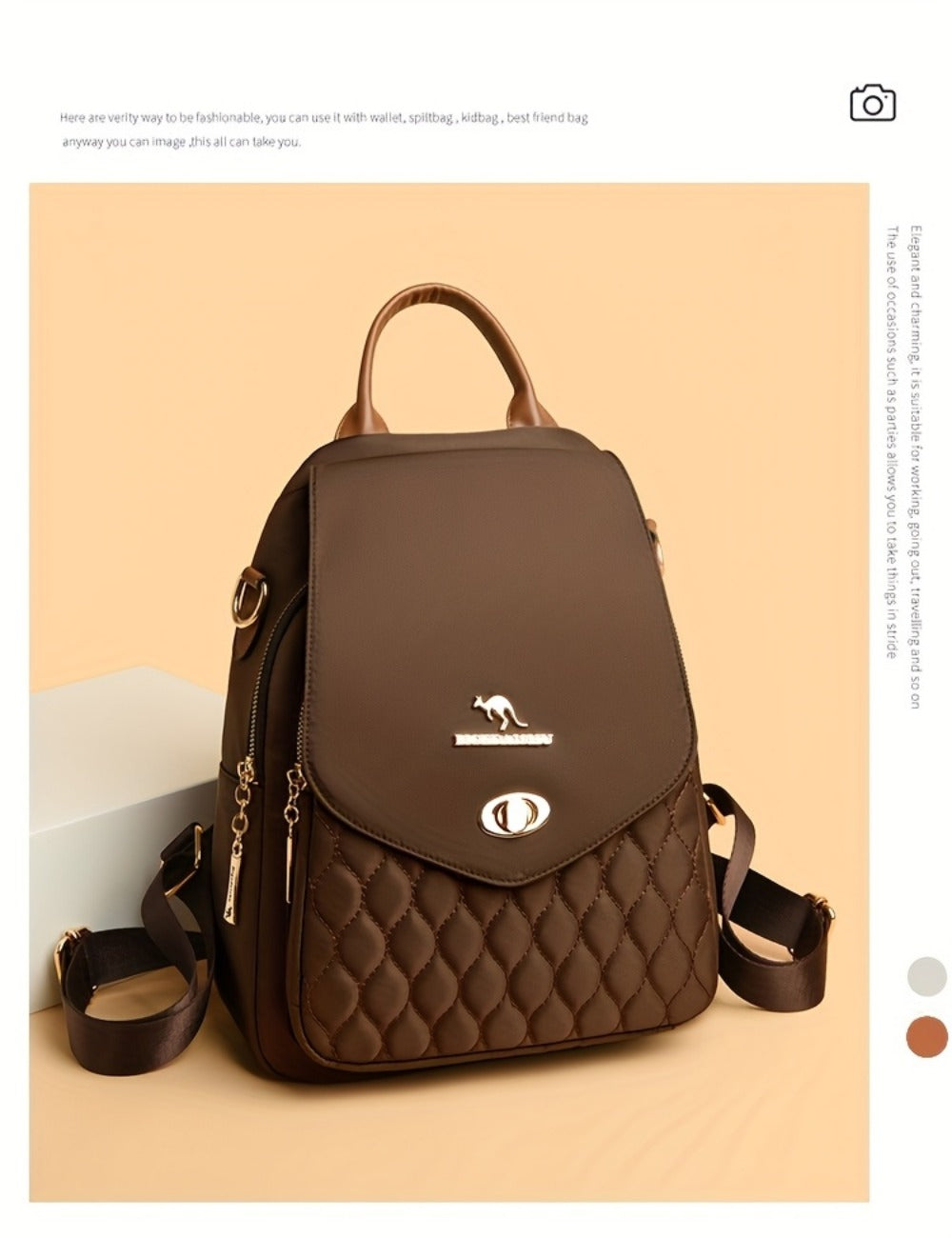 Backpack for Women – Lightweight, for Travel & Work – detail view 29