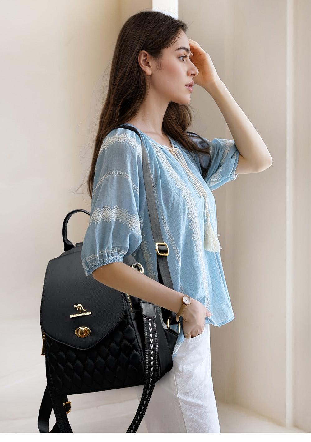 Backpack for Women – Lightweight, for Travel & Work – detail view 32
