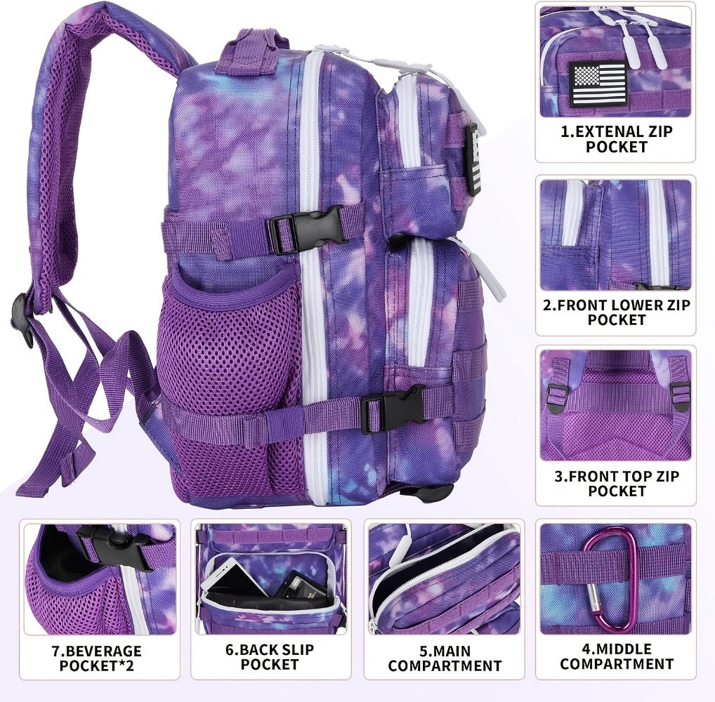 Backpack for Women – 11 Colors, Mini, Adjustable Strap, for Travel & School – detail view 27