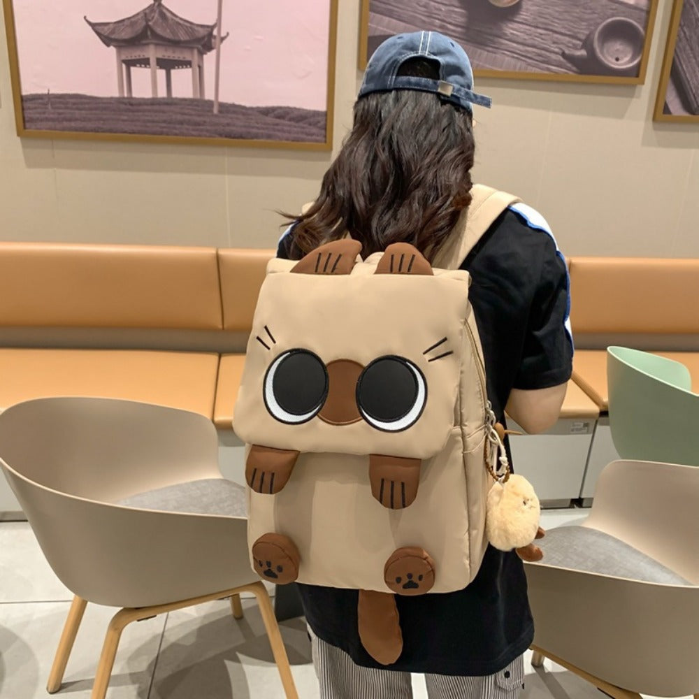 Backpack for Women – Nylon, for Travel & School – front view
