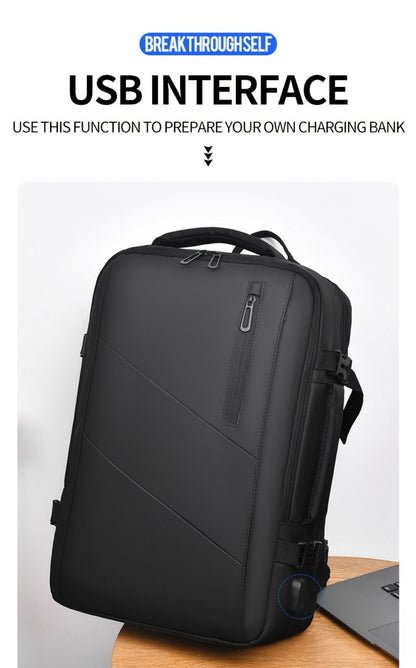 Backpack for Women – Nylon, Convertible, Multi-Pocket, for Travel & Work – detail view 20